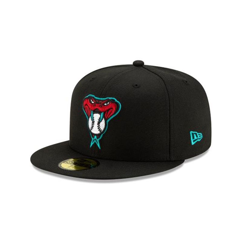 MLB Arizona Diamondbacks Authentic Collection Alt 59Fifty Fitted (IXL8453) - Black New Era Caps